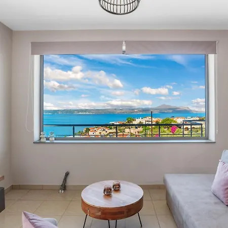 Amazing View Villa-mathaios In -by Apokornas Villa