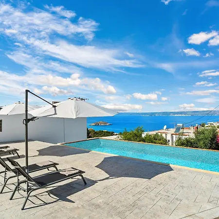 Amazing View Villa-mathaios In -by Apokornas *